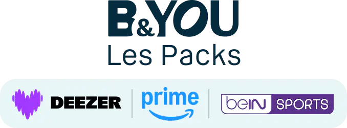 B&YOU Les Packs Deezer Prime beIN SPORTS