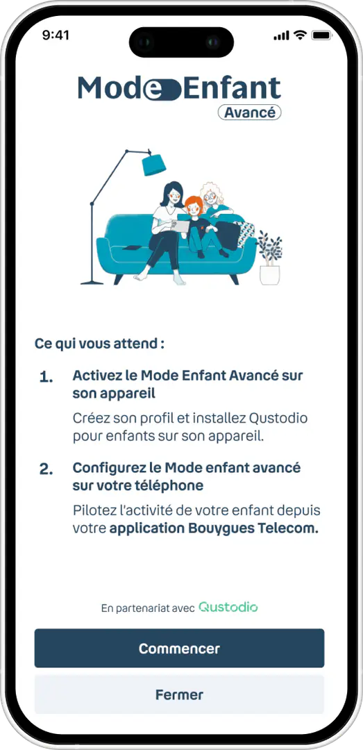 Configuration étape 1