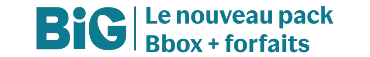 BiG Le nouveau forfait Bbox + forfaits mobiles