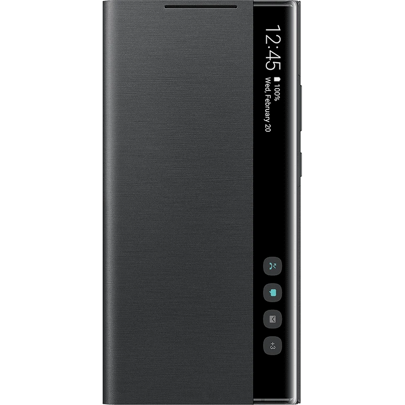 Photo du produit Samsung Étui Clear View Noir Galaxy Note20 Ultra