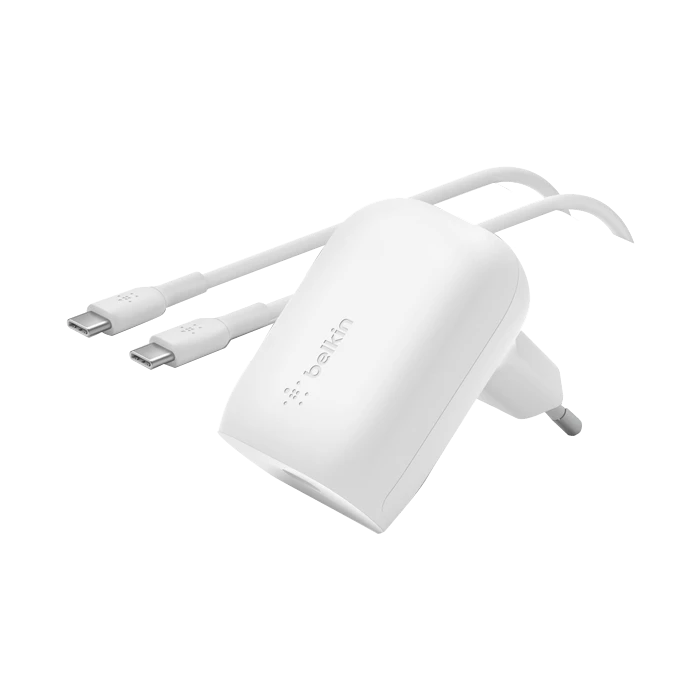 Photo du produit Belkin BoostCharge Chargeur usb-c 30w et câble usb-c vers usb-c v2 - vue 1