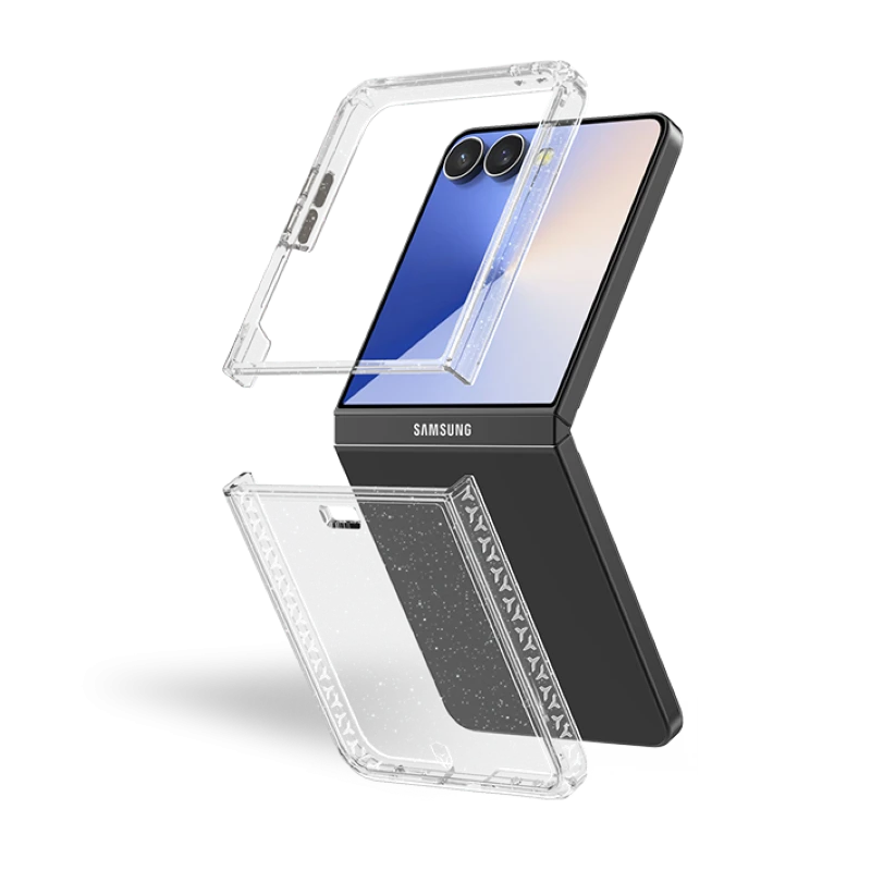 Photo du produit Double Coque Glitter Flex Case pour Galaxy Z Flip7