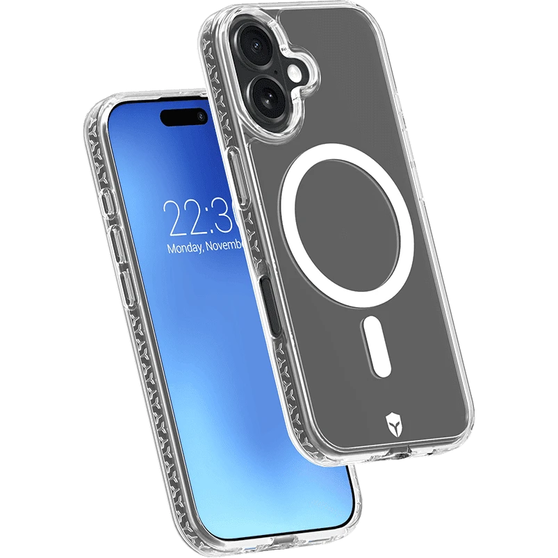 Photo du produit Force Case Coque renforcée transparente compatible MagSafe iPhone 17 - vue 1