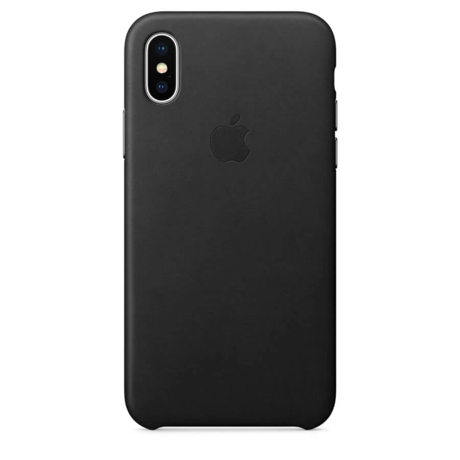 Photo du produit Apple Coque en cuir Apple pour iPhone X - vue 1