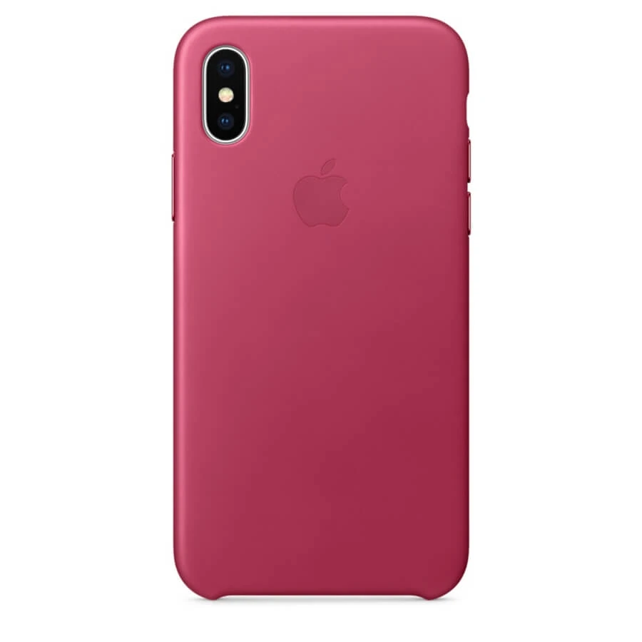 Photo du produit Apple Coque en cuir Apple pour iPhone X - vue 1