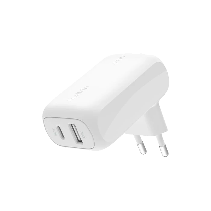 Chargeur secteur double port (42 W) USB-C USB-A