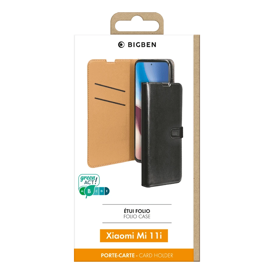 Photo du produit Bigben Etui Folio avec languette pour Xiaomi Mi 11i - vue 1