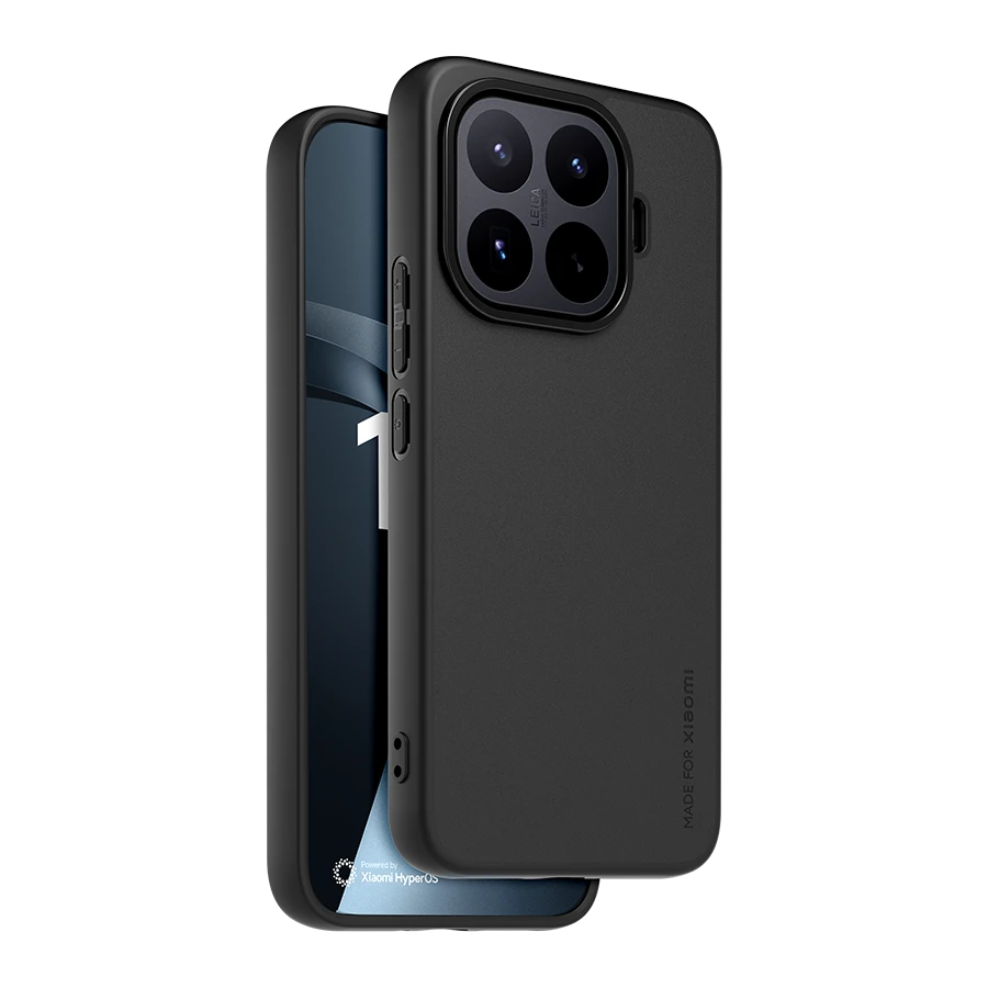 Coque arrière semi-rigide effet cuir au toucher peau pour Xiaomi 17T