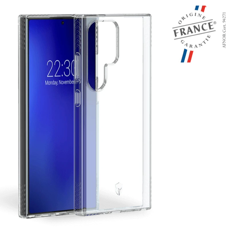 Photo du produit Coque renforcée transparente pour Galaxy S24 Ultra
