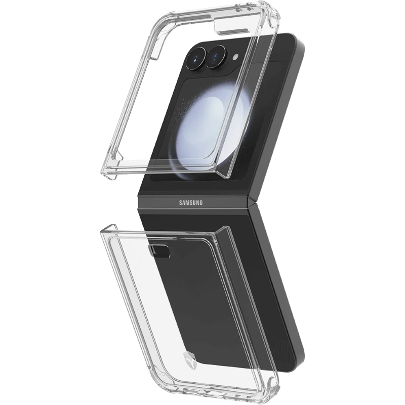 Photo du produit Double Coque renforcée transparente pour Galaxy Z Flip6