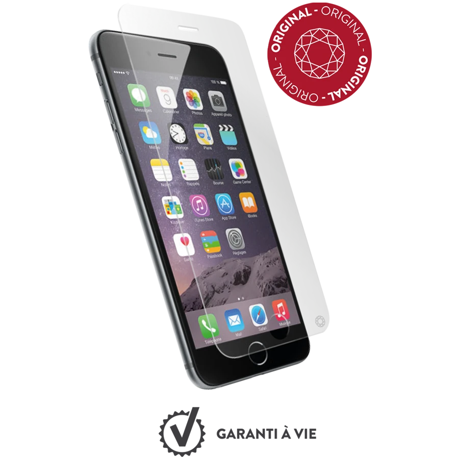 Photo du produit Force Case Pulse iPhone 7 plus plus protège-écran en verre trempé Force Glass - vue 1