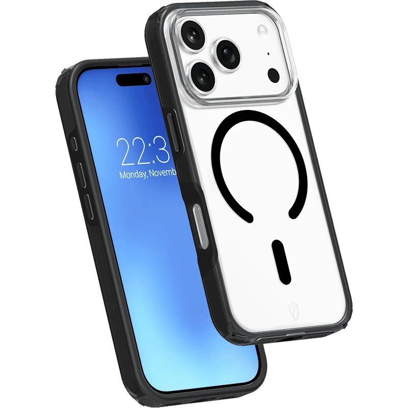 Photo du produit Coque renforcée transparente compatible MagSafe iPhone 17 Pro