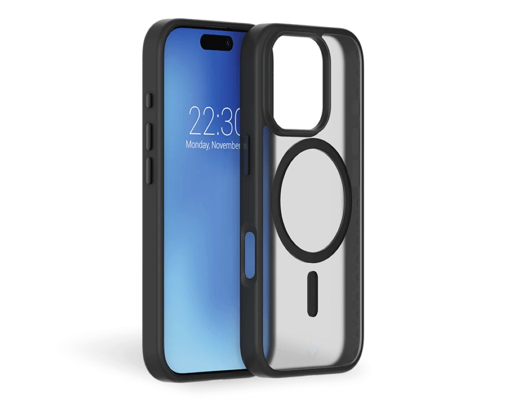 Photo du produit Coque renforcée transparente compatible MagSafe iPhone 16 Pro Max
