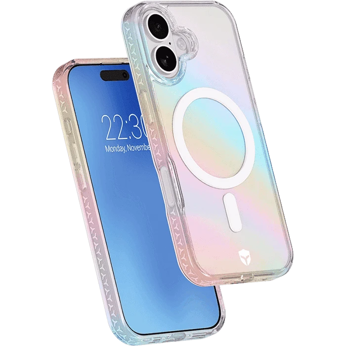 Photo du produit Coque renforcée holographique compatible MagSafe iPhone 17