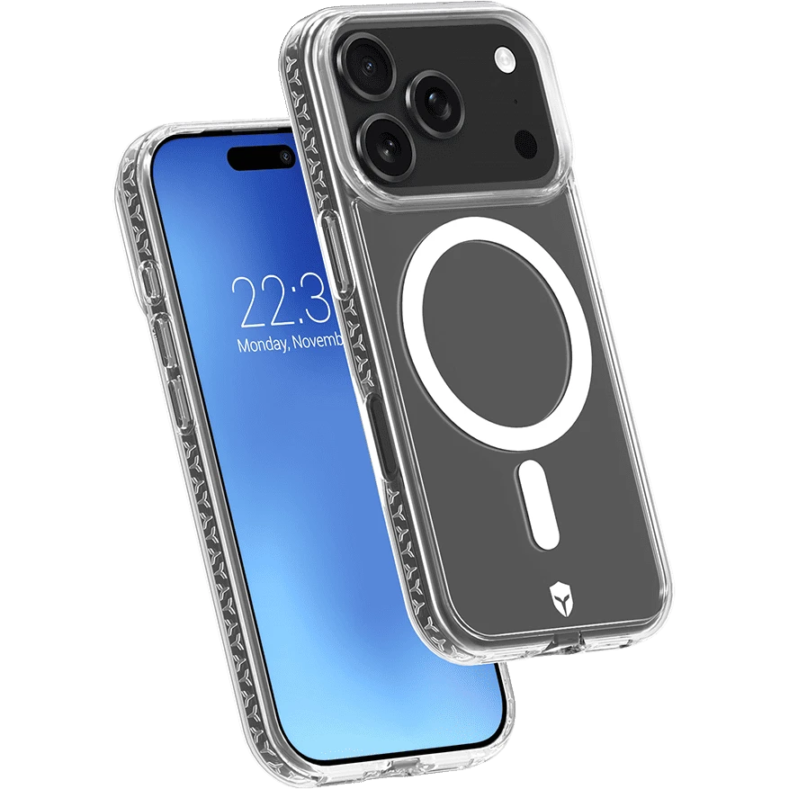 Photo du produit Coque renforcée transparente compatible MagSafe iPhone 17 Pro