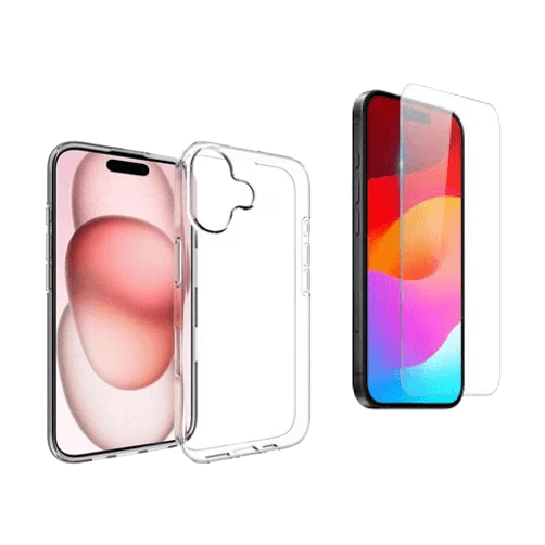 Photo du produit Pack de protection (coque+verre trempé) pour iPhone 17