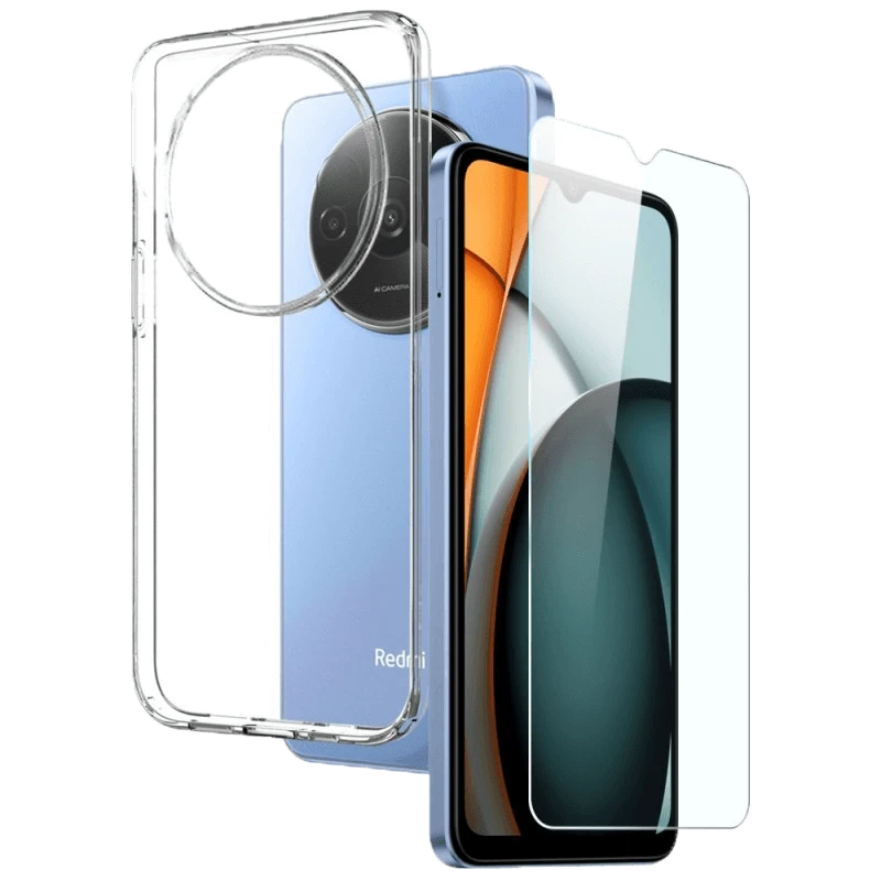 Photo du produit Pack de protection (coque+verre trempé) pour Xiaomi Redmi A3
