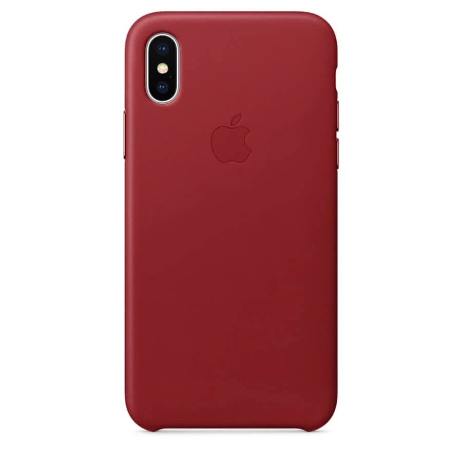 Photo du produit Apple Coque en cuir Apple pour iPhone X - vue 1