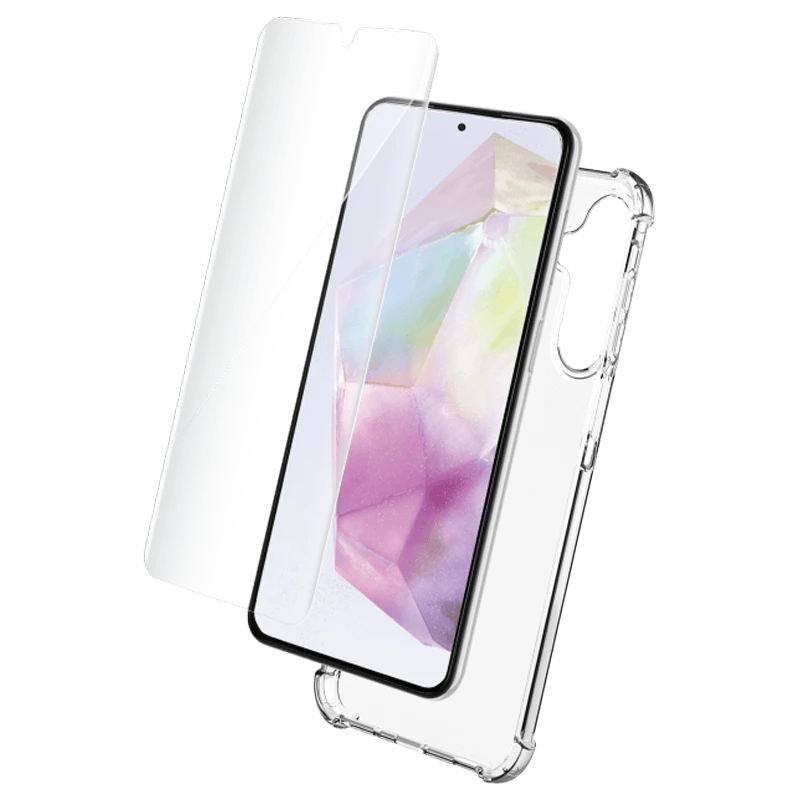 Photo du produit Pack de protection (coque+verre trempé) pour Galaxy A17 4G/5G