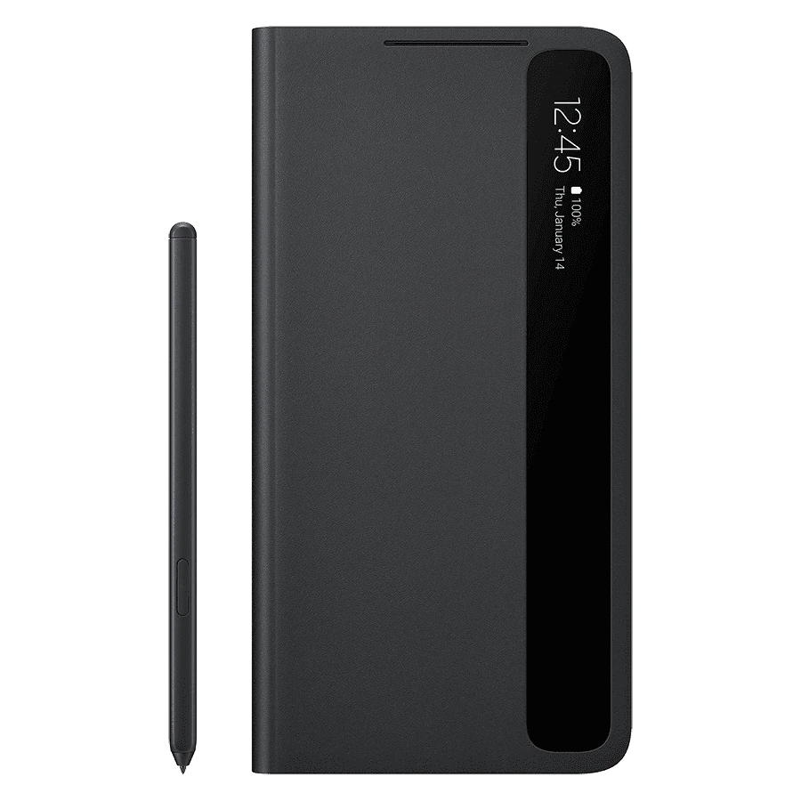 Photo du produit Samsung Étui Clear View avec S Pen Galaxy S21 Ultra 5G - noir - vue 1