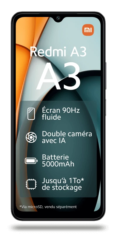 Photo du produit Xiaomi Redmi A3 - vue 1