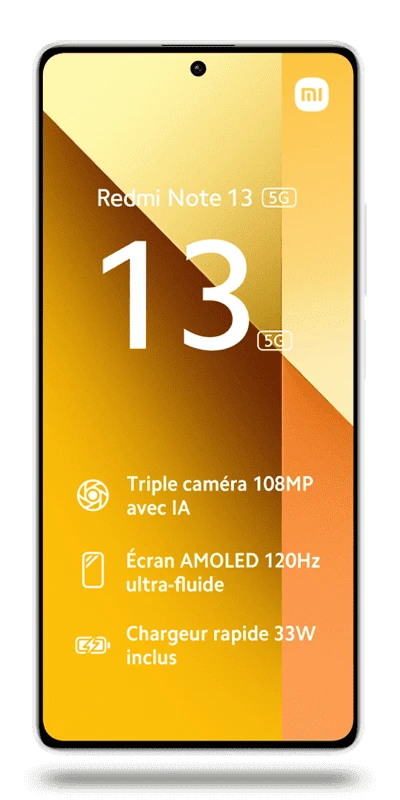 Photo du produit Xiaomi Redmi Note 13 5G - vue 1