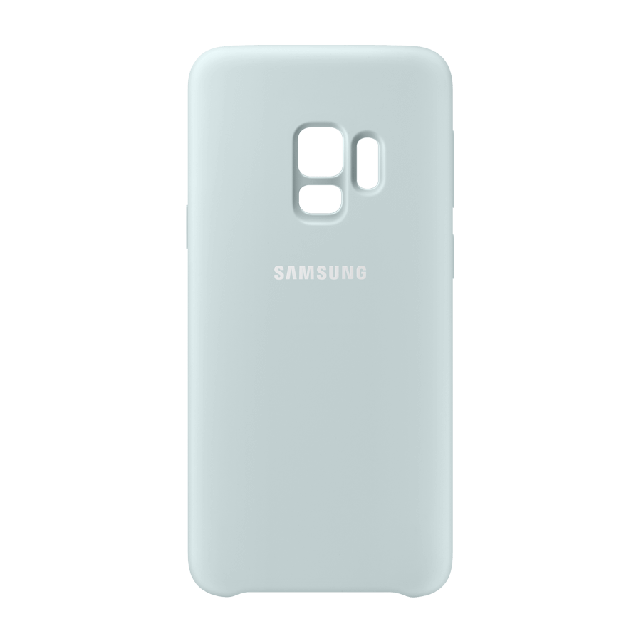 Coque silicone bleu Galaxy S9 - accessoire Bouygues Telecom
