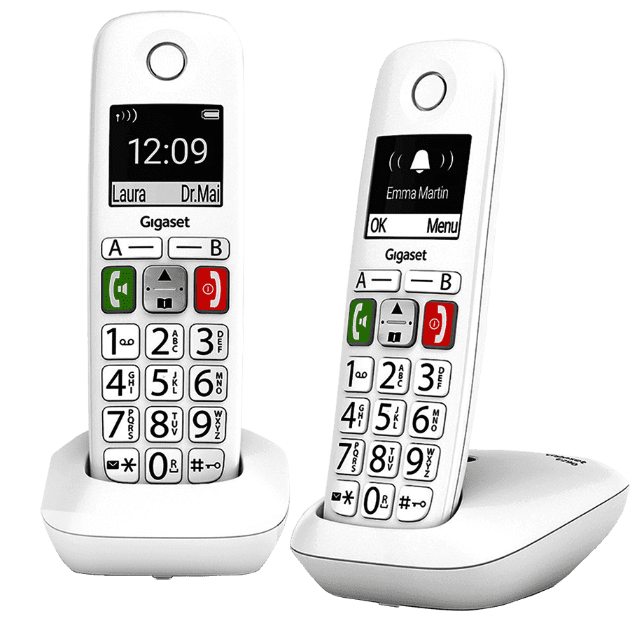 Téléphone fixe sans fil DECT compatible box et pour petite entreprise