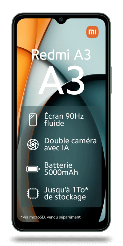 Photo du produit Xiaomi Redmi A3 Reconditionné Excellent état