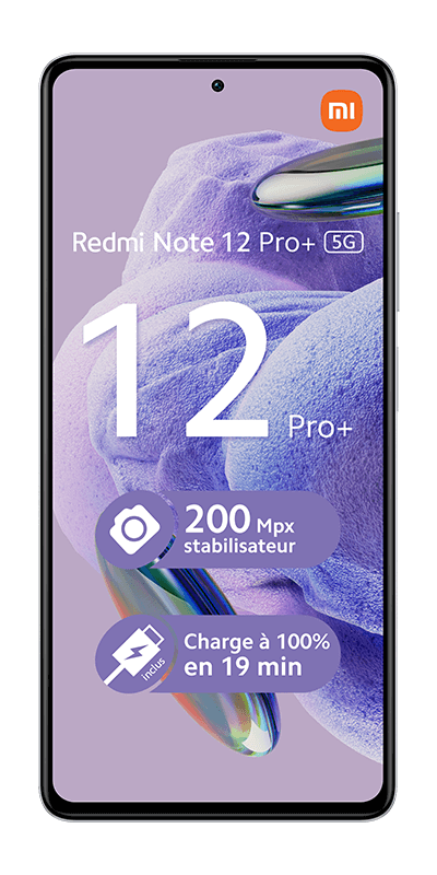 Profitez d'une recharge hyper-rapide avec le Xiaomi Redmi Note 12