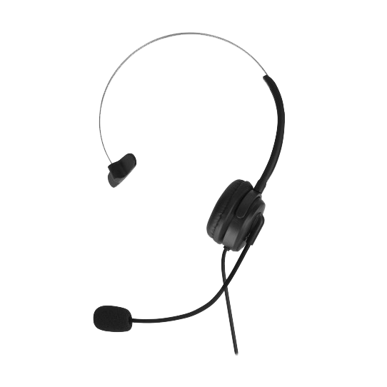 Photo du produit Xqisit Casque mono filaire avec micro