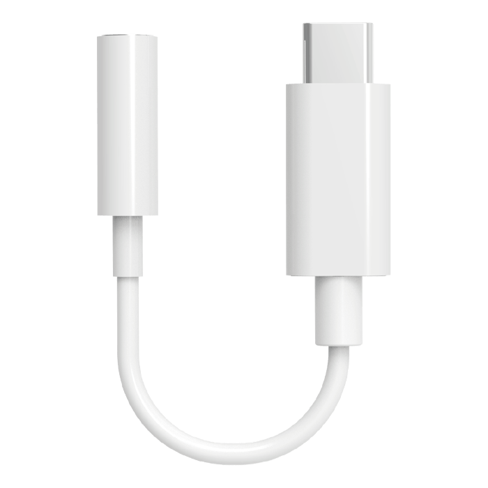 Photo du produit Adaptateur USB-C/Jack 3,5mm Blanc
