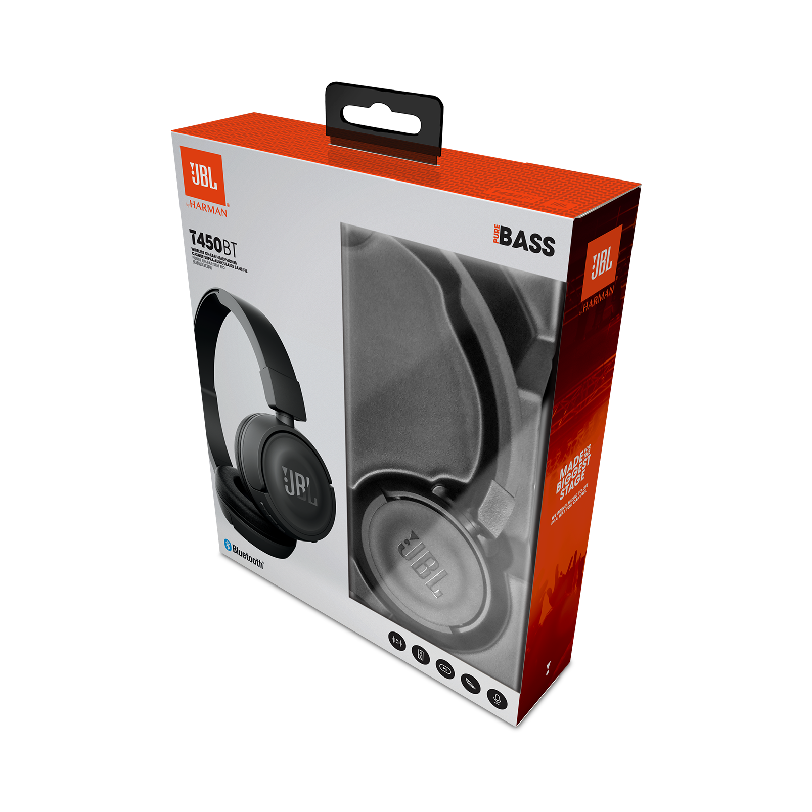 Casque Jbl T450 Bt Noir Accessoire Bouygues Telecom