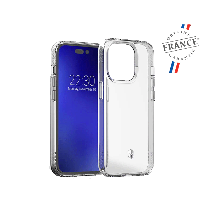 Photo du produit Coque renforcée transparente pour iPhone 14 Pro
