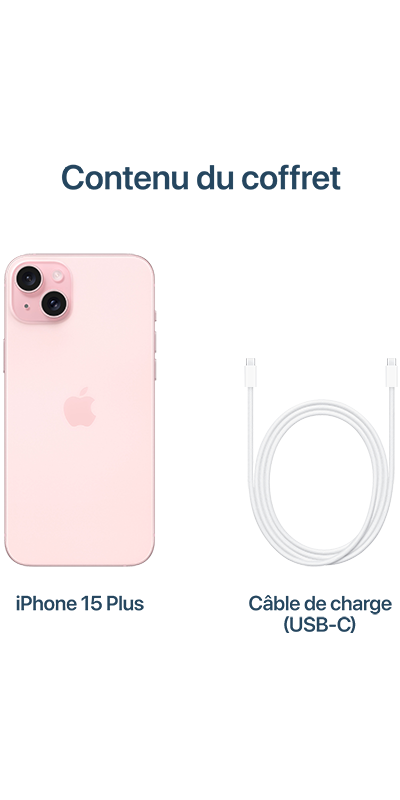 iPhone 15 Plus 256 Go Rose - Premium