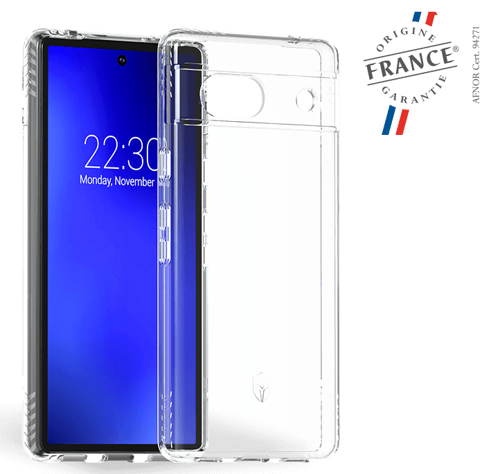 Photo du produit Coque renforcée transparente pour Google Pixel 7a