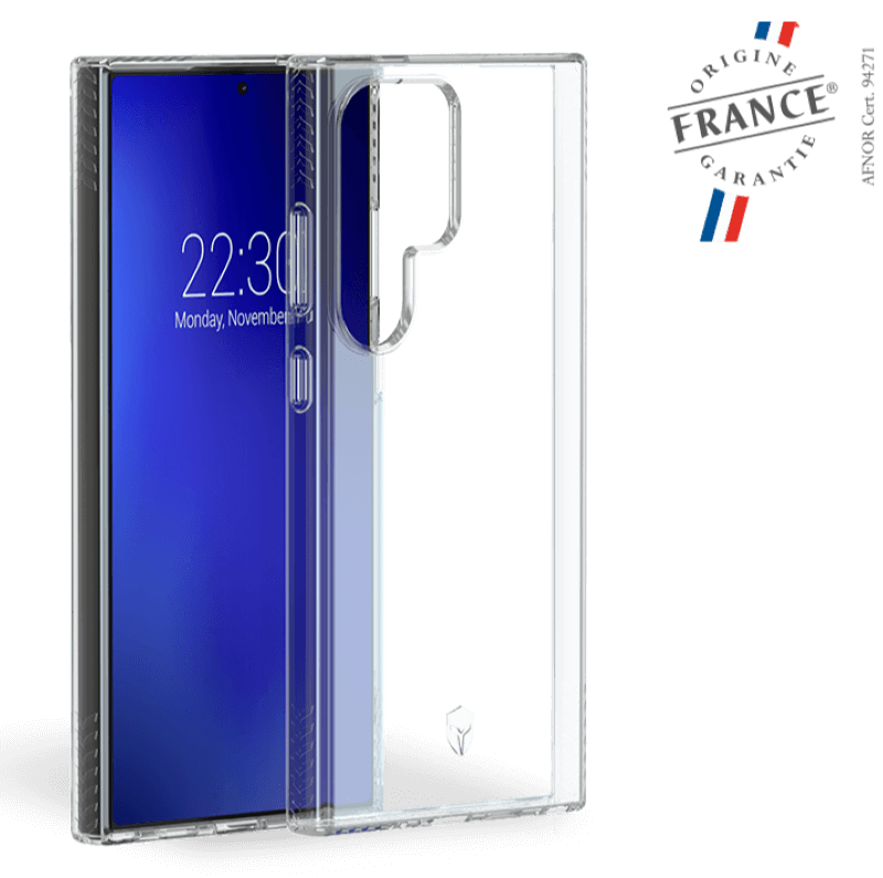 Photo du produit Coque renforcée transparente pour Galaxy S24 Ultra