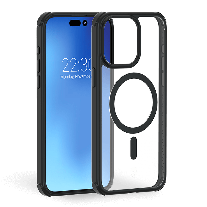 Photo du produit Coque renforcée translucide compatible MagSafe iPhone 15 Pro