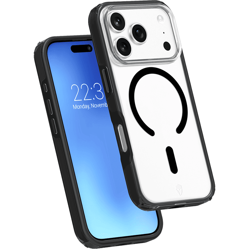 Photo du produit Coque renforcée transparente compatible MagSafe iPhone 17 Pro