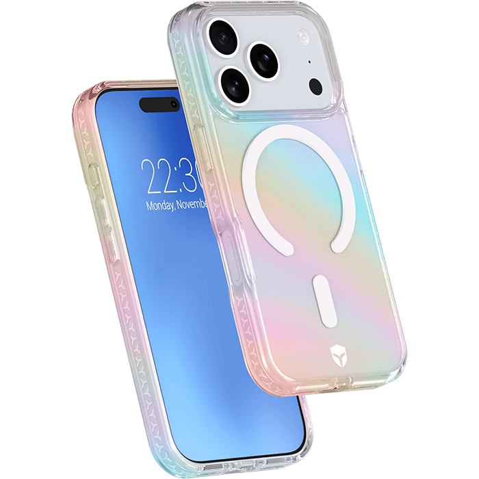 Photo du produit Coque renforcée holographique compatible MagSafe iPhone 17 Pro