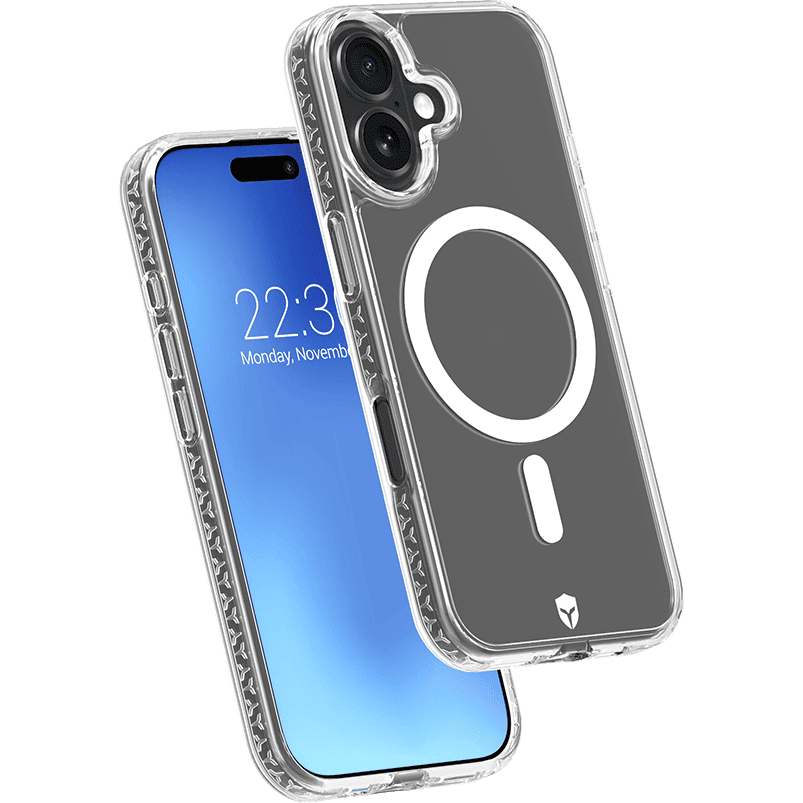 Photo du produit Coque renforcée transparente compatible MagSafe iPhone 17