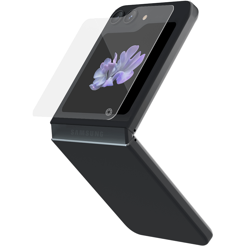 Photo du produit Protège-écran en verre trempé pour Samsung Galaxy Z Flip5/ Z Flip6