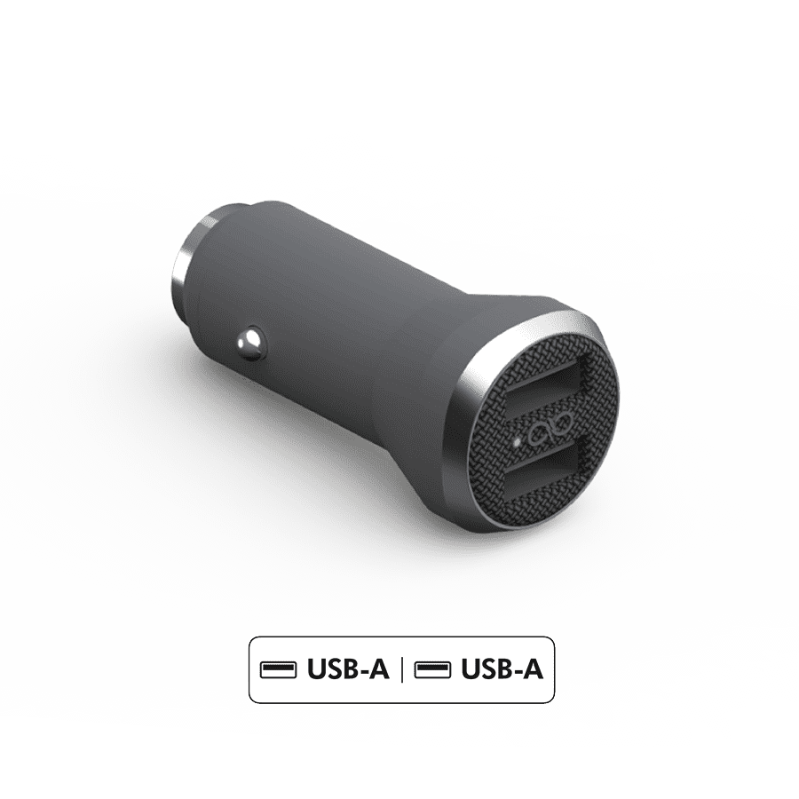Photo du produit Chargeur voiture avec 2 ports USB A