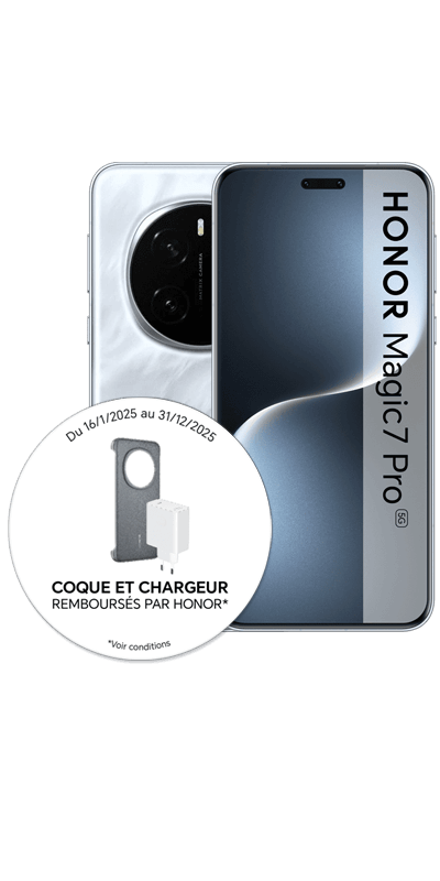 HONOR Magic7 Pro 5G 512 Go Gris avec abonnement - HONOR