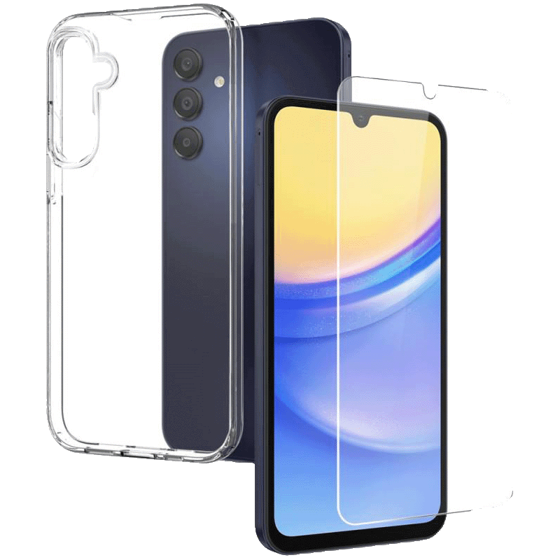 Photo du produit Pack de protection (coque+verre trempé) pour Galaxy A17 4G/5G