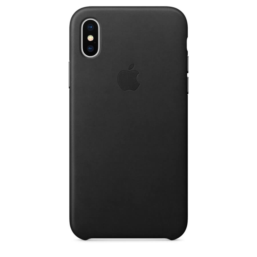 Photo du produit Coque en cuir Apple pour iPhone X
