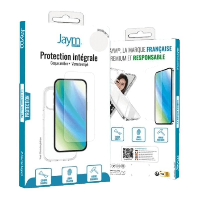 Photo du produit Pack de protection (coque+verre trempé) pour Xiaomi Redmi Note 14 5G