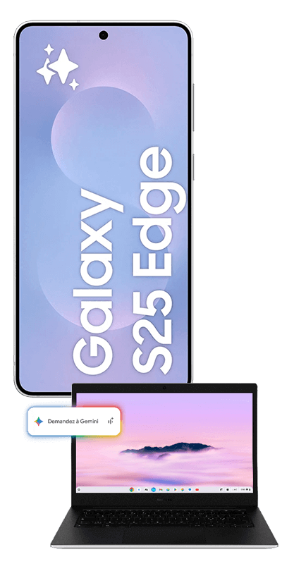 Galaxy S25 Edge 256 Go Bleu Clair Titane avec abonnement - Samsung