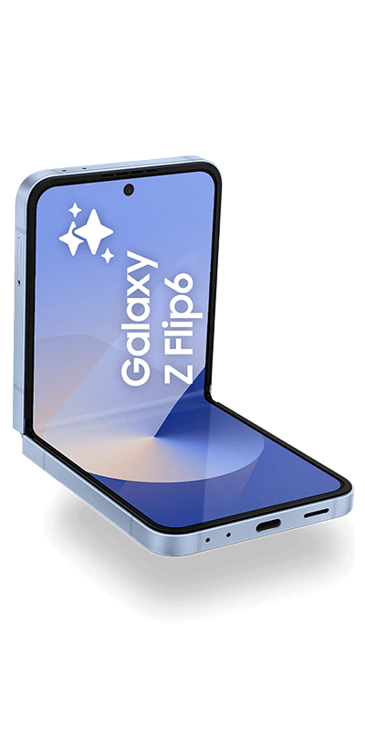 Galaxy Z Flip6 512 Go Bleu avec abonnement - Samsung