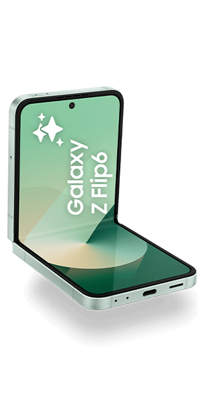 Galaxy Z Flip6 256 Go Vert d'eau avec abonnement - Samsung